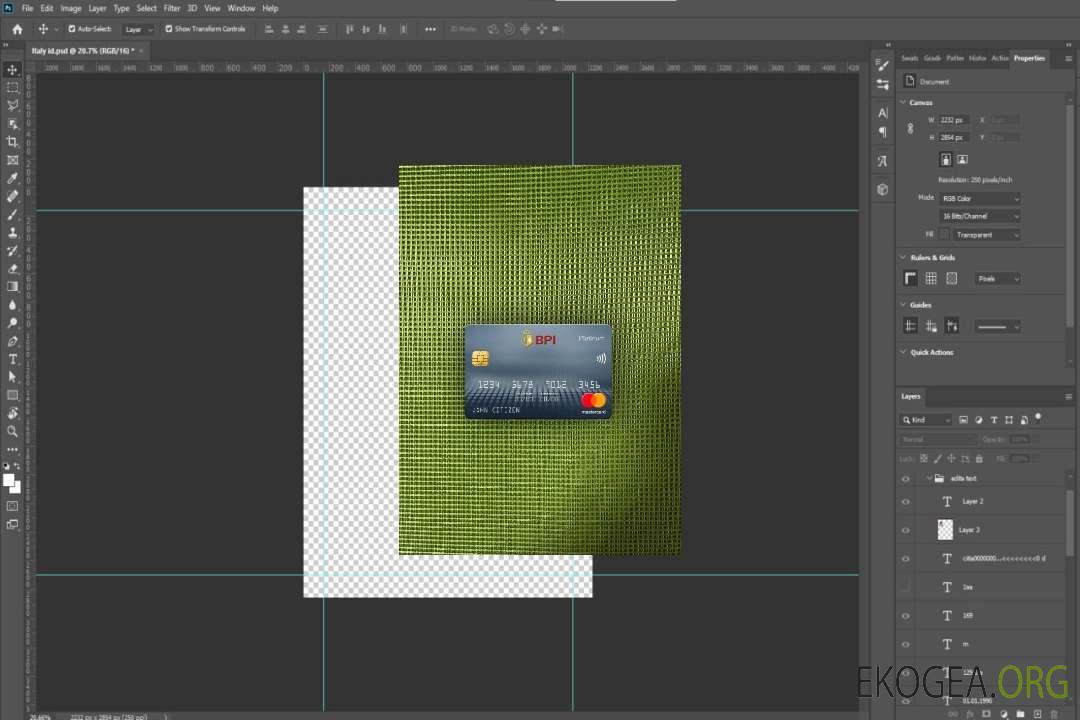 Philippines Banque des îles Philippines mastercard platine photolook recto template Philippines Banque des îles Philippines mastercard platine photolook recto template